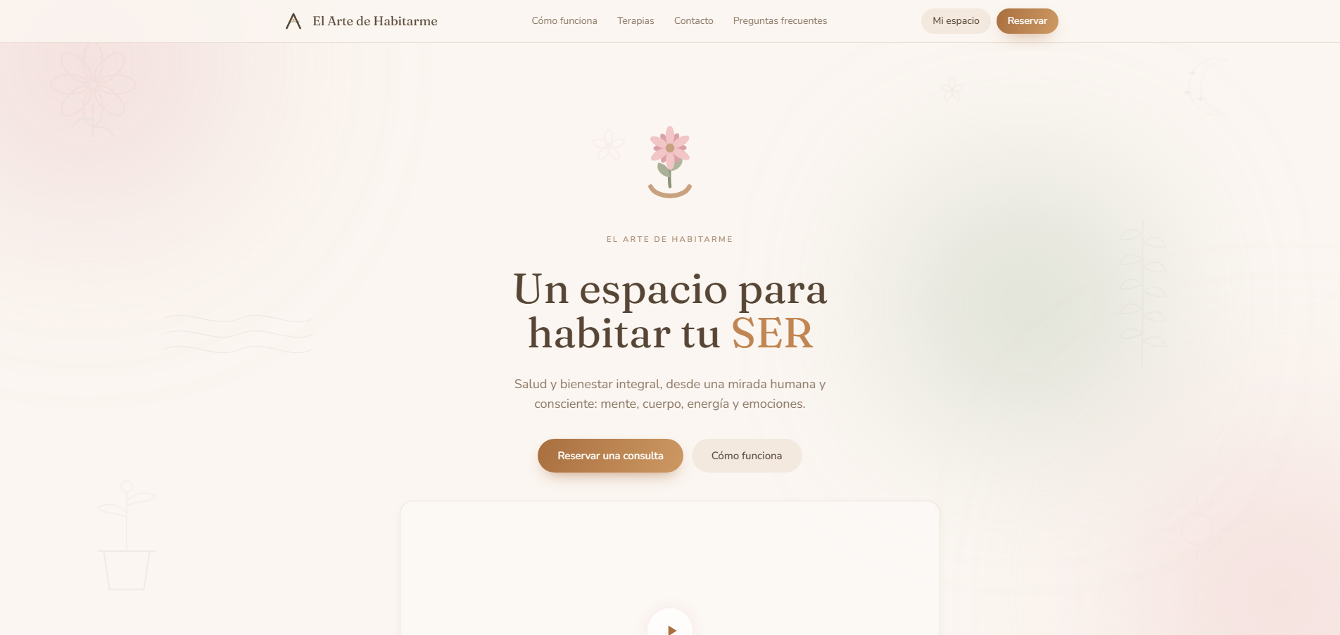 La puerta del espacio: calma, claridad y una sola invitación — reservar